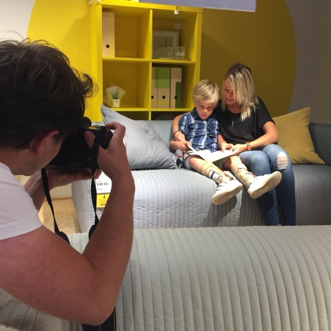 Fotoshoot met onze bijzondere modellen