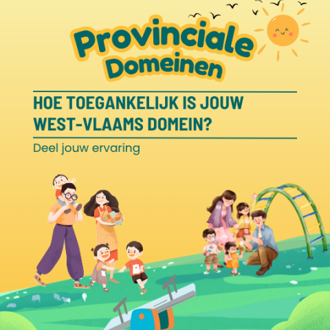 Help jij mee om provinciale domeinen in West-Vlaanderen toegankelijker te maken? 