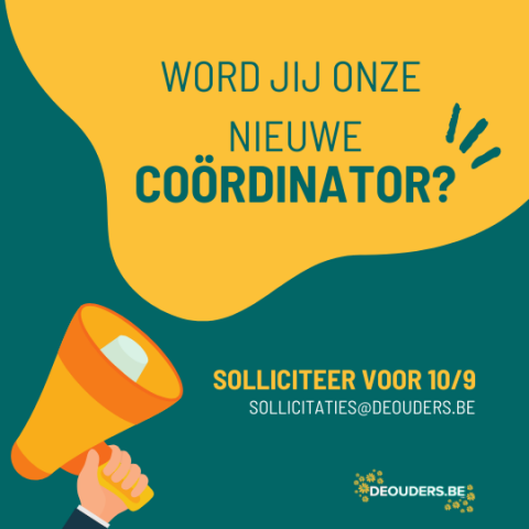 Vacature Coördinator De Ouders vzw