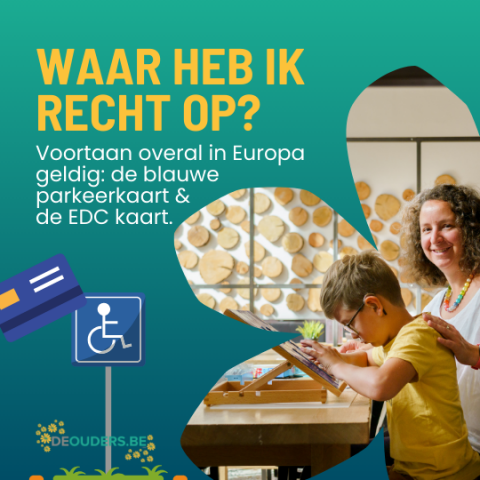 Voortaan overal in Europa geldig: de blauwe parkeerkaart en de EDC kaart