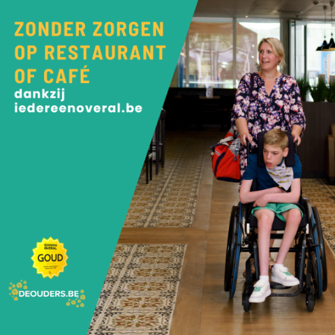 Zonder zorgen op restaurant of café