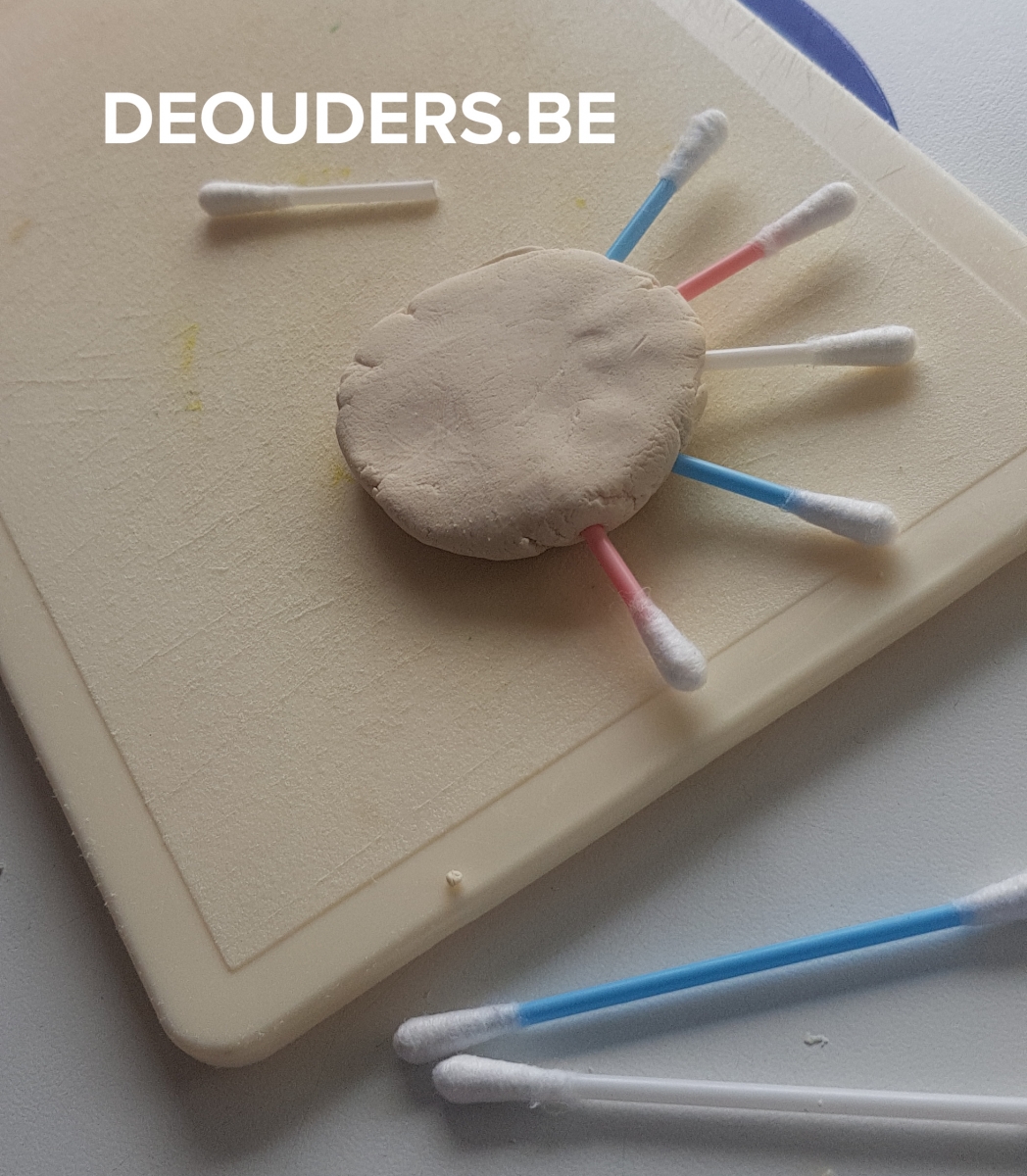 wattenstaafjes in plasticine